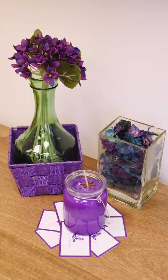 Particolare dello studio di Azione Viola