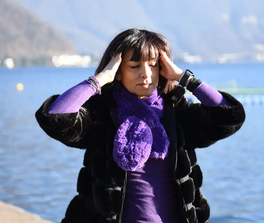 Donna in difficoltà a causa di una relazione tossica